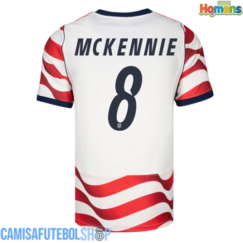 Camisa de time de futebol Estados Unidos Weston McKennie #8 Replicas 1º Equipamento Mundo 2026 Manga Curta
